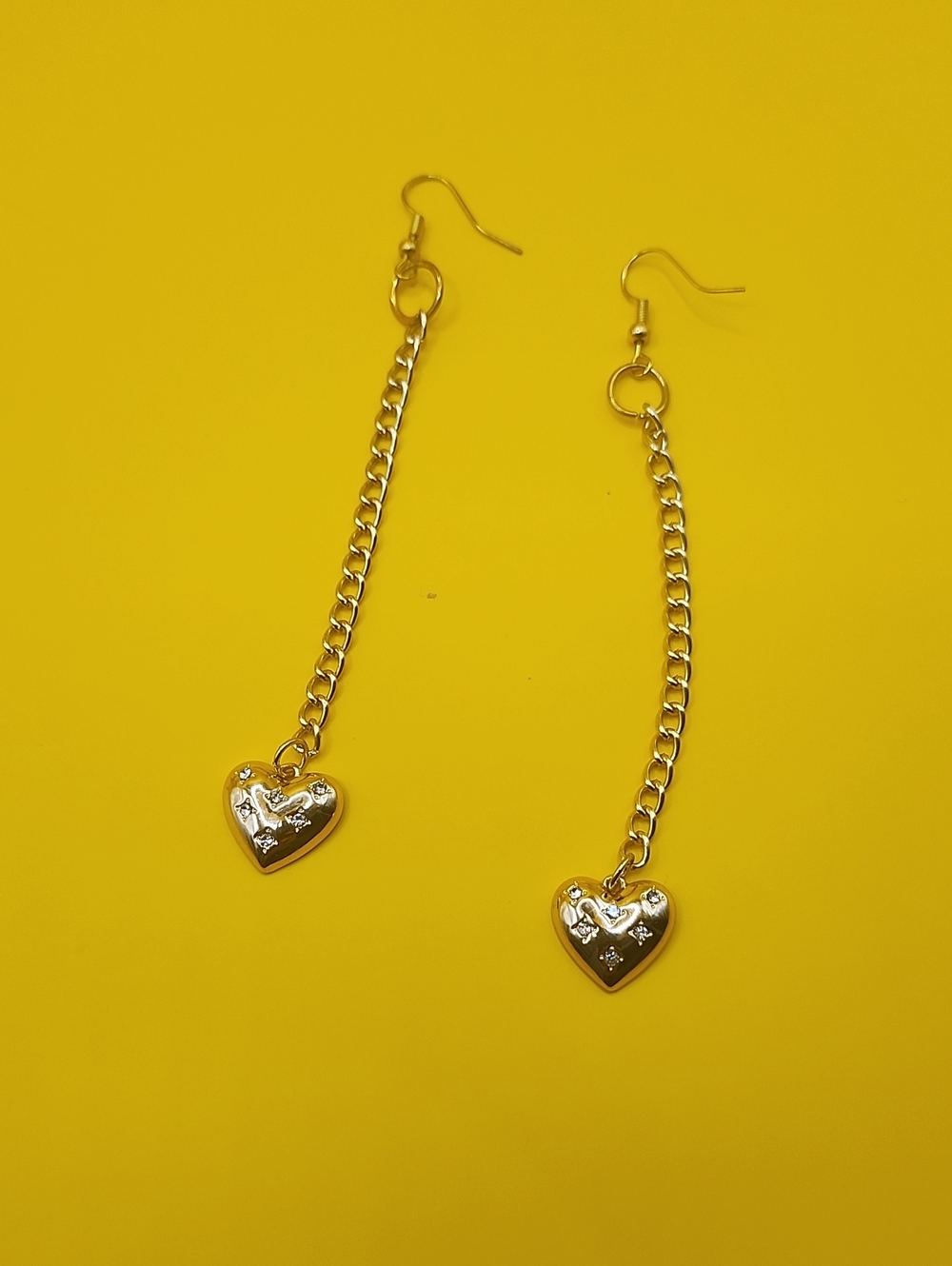 Handcrafted Hearts Of Mystic Drop Dangle Earrings